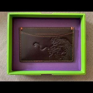 ⛩SHANGHAI TANG⛩ billfold with dragon NEW in box⛩